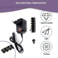 New 3-12V 12W 1.2A AC/DC Power Supply Adaptor Universal Charger Adaptor with 6 Plugs Adjustable Regulated Power Adapter. 