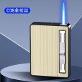 Automatic Storage Cigarette Box Holder Gas Lighter.