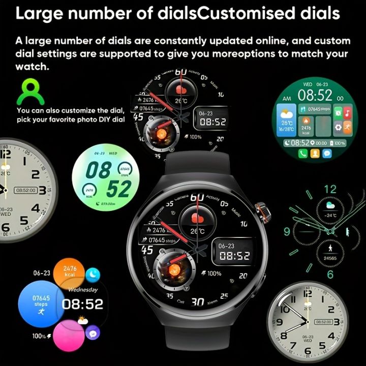 Men's%20Smart%20Watch,%20Outdoor%20Multi%20Sport%20Mode,%20AMOLED%201.43-inch,%20380MAH%20Battery%20Capacity,%20Wireless%20Call%20NFC%20Men's%20Watch%20-%20Image%206
