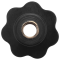 XHHDQES 10 Pcs M10 10mm Dia Thread Black Plastic Star Head Clamping Knob Grip. 
