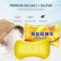 85g Sulfur Soap Deep Cleansing Oil-Control Acne Treatment Lackhead Remover Handmade Soap Cleanser Shampoo Soap Skin Care TSLM1. 
