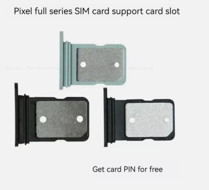 For Google Pixel 4, Pixel 4A 4G, Pixel 4A 5G, Pixel 4XL Nano Sim Card Tray Holder Sim Adaptor With Free Sim Ejector Pin Replacement Part