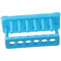 18mm Hole Diameter Plastic Test Tube Rack Durable Blue Plastic Centrifuge Tube Holder 6 Hole Lab Tube Stand Scientific Experiments. 