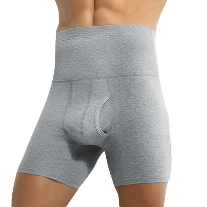 Long Leg Shorts Boxer Men’s Underwear Men Panties Men Underpants High Waist Boxershorts Cotton Plus Size Boxers Shorts Pants 4XL