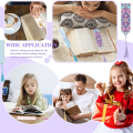 1Set Multicolor+Transparent Acrylic Bookmarks Blanks Sublimation Acrylic Book Markers for Women.