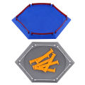 Battle Gyro Disc Stadium Battle Training Ground For Gyro Fighting Portable Hexagon Round Spinning Top Disc.
