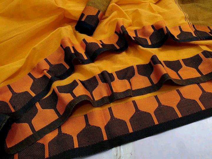 Tangail%20Tat%20Saree%20for%20Women%20All%20Season%20Cotton%20Fabric%20Traditional%20Elegant%20Style%20Without%20the%20Blouse%20Piece%20Available%20in%20Yellow%20Color%20-%20Image%203