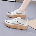Women's Shoes Non Slip Trendy Rubber Sole Female Comfortable Versatile Trainers Shoes Women Sport Sneakers Girls Leisure Sneakers for Tennis , Beige 37. 