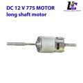 Long Shaft Thread Screw 775 DC Motor 12V24V Universal Torque Low Noise M4 Double Shaft DIY Fan Model - (Speed(RPM): 21000,. 