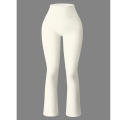 Solid Color Yoga Pants Moisture-wicking Polyester High Waist Sweat Pants Fitness Pants for Gym Athleisure Women's Fashion Workout Apparel Streetwear. 