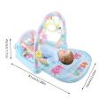 Baby Fitness Frame, Multifunctional newborn children pedal piano baby fitness mat. 