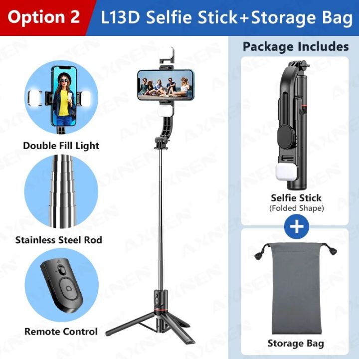 New%20L13D%20Selfie%20Stick%20Tripod%20with%20Fill%20Light%20Backlight%20for%20Travel%20Live%20Broadcast%20Vlog,360%C2%B0%20Rotating%20Phone%20Holder%20for%20Smartphone%20-%20Image%207