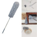 Home Clean Microfiber Duster Scratch-Resistant Duster Ergonomic Handle for Bookshelves Crannies Walls-Best Rate. 