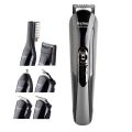 Kemei KM 600 Titanium Blade Hair Trimmer For Men - Black 11 in 1.