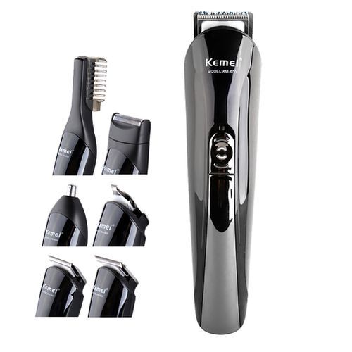 Kemei%20KM%20600%20Titanium%20Blade%20Hair%20Trimmer%20For%20Men%20-%20Black%2011%20in%201%20-%20Image%202
