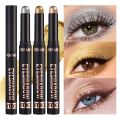 8PCS Neutral and Brown Metallic Eyeshadow Stick Pencil Crayon Set - Long-Lasting, Pro Waterproof, Satin Finish,16 Vibrant Colors. 