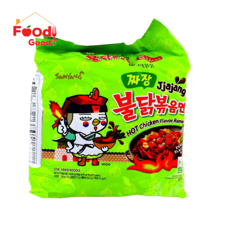 Samyang%20Jjajang%20HOT%20Chicken%20Flavor%20Ramen%20-%205%20in%201%20Pack%20-%20Image%202