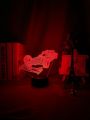 F1 Formula 1 Racing Car 3d Illusion Led Night Light for Child Bedroom Decorative Nightlight Unique Gift for Kids Room Desk Lamp. 