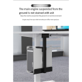 2X Universal PC Case Holder Adjustable Host Box Stand Versatile Under Desk or Wall Side Mount, Cpu Stand Lift Black. 