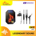 QKZ DM10 Zinc Alloy Metal Super Sound Sports In-ear Earphone - Black. 