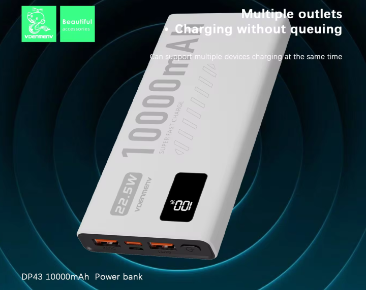 VDENMENV%20DP43%20PD%2022.5W%20QC3.0%2010000mAh%20%20Power%20Bank%20Compact%20Portable%20Fast%20Charging%20External%20Battery%20Charger%2010000%20mAh%20Powerbank%20-%20Image%203