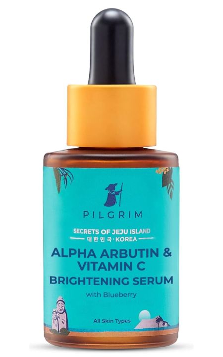 PILGRIM Korean 2% Alpha Arbutin & 3% Vitamin C Brightening Face Serum for glowing skin-30 ml