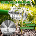 2 Pack Bubbler Sprinkler Heads, Diffuser Flood Nozzle Gentle Garden Metal Watering Soaker Sprinkler for Plants Garden Easy to Use. 