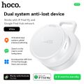 HOCO E101 Anti-Lost Smart Bluetooth Finder Tag Locator Supports Both Android & iOS Google Find Hub Apple Find My Precise Position Finder for Keys Pets Luggage Cars Replaceable Battery Up o 8 Months Backup Android Supported Smart Item Finder for Any Device. 