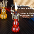 New Creative Shape Transparent Warehouse Mini Gourd-Shaped Wheel Lighter Butane Lighter Inflatable Lighter Daily Necessities Lighter Lighter Cigarette Accessories Home Garden Kawaii Lighter Unlimited. 
