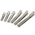 50 Pcs 40/46/55/65/75mm Metal Hair Clip Crocodile Duckbill Clip With Teeth Alligator Clips For Diy Jewelry Accessories. 