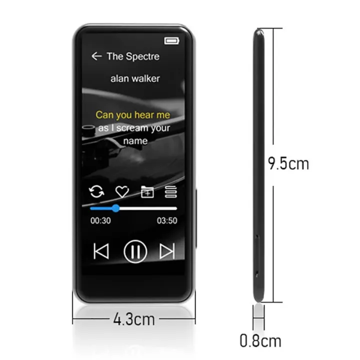 M9%20Bluetooth5.0%20MP4%20Player%204.0%20Inch%20Full%20Touch%20Screen%20FM%20Radio%20Recording%20E-book%20Music%20Video%20Player%20Built-in%20Speaker%20-%20Image%206