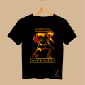 Half Sleeve Naruto Printed jersey T-shirt For Women.