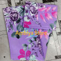 Cotton King Size Bedsheet With Two Pillow Cover Size 7/8 Feet Head Pillow cover Size 20/28 Inch Easy Maintainance Hand Washable. 