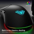 AULA S13 Wired Gaming Mouse, Professional Office Mouse, 6 Button 3600DPI Backlight Mouse For Gamer Desktop PC.