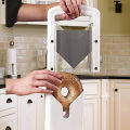 2023 New Original Bagel Guillotine Universal Slicer With Stainless Steel Blade Bread Cake Buns Toast Cutter Kitchen Accessories. 