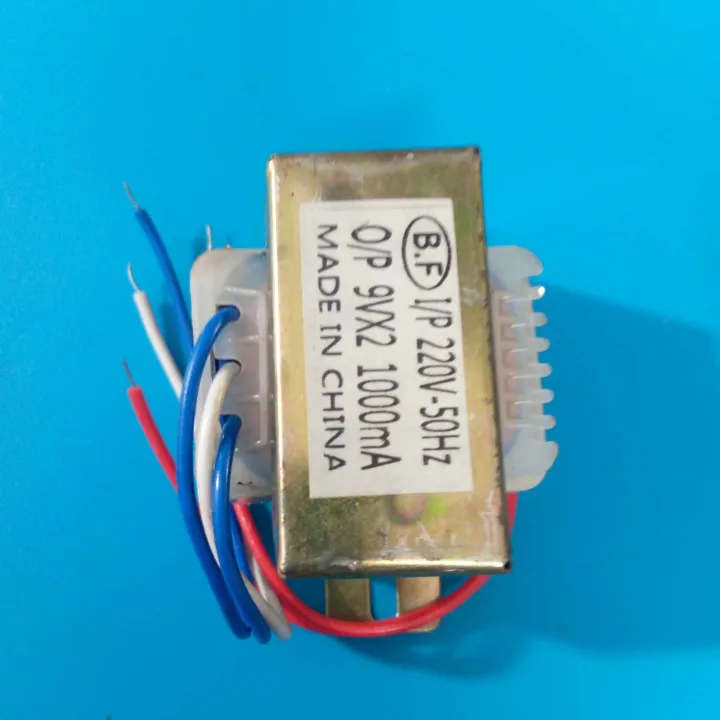 9V%201A%20Transformer%209-0-9V%201Amp%20Input%20AC%20220V%2050Hz%20Output%20DC%209%20Volt%201A%20Step%20Down%20Transformers%20For%20Power%20Supplies%20Electronic%20Project%20Adapters%20-%20Image%207