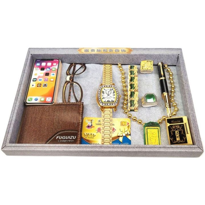 Sacrificial supplies: men's and women's watches, jewelry, ancestor worship, a full set of paper, imitation wallets, mobile phones, glasses