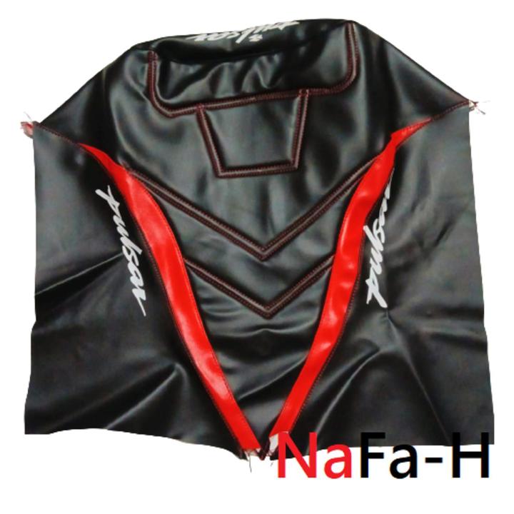 Nwe design seat cover for Pulsar motorcycle . Red and Black V1