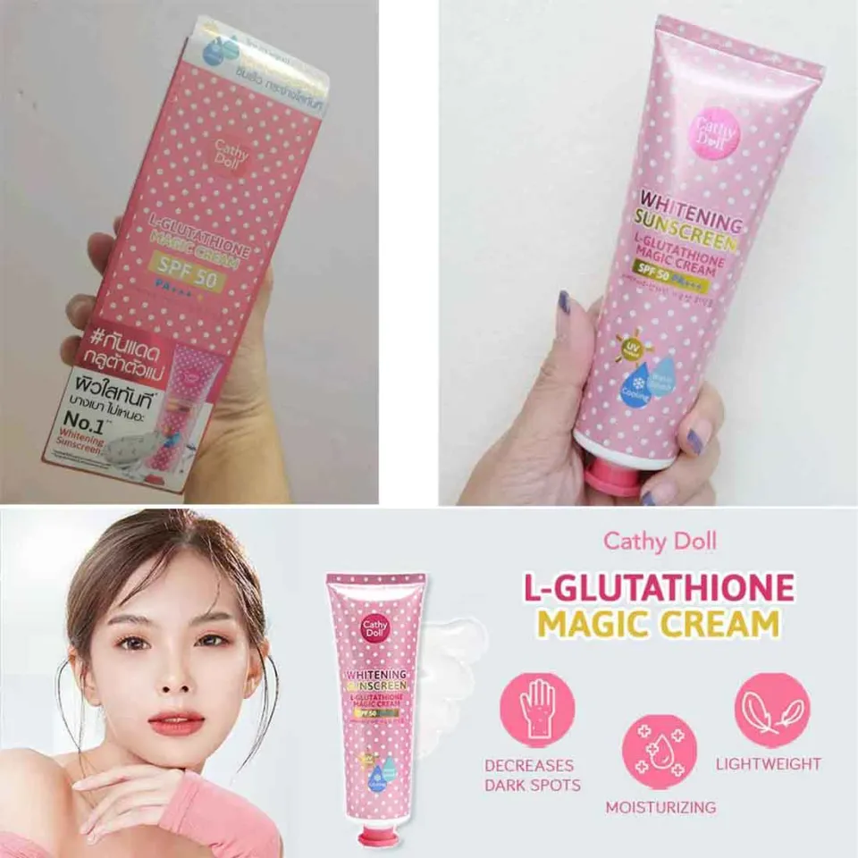 Cathy Doll L Glutathione Magic Cream SPF 50 PA+++ 60ml