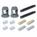 MOC Bricks Technical Accessories Bulk Multiple Sizes Gear Cross Axles Set Compatible All Brands Building Blocks Educational Toys KankongAgu. 
