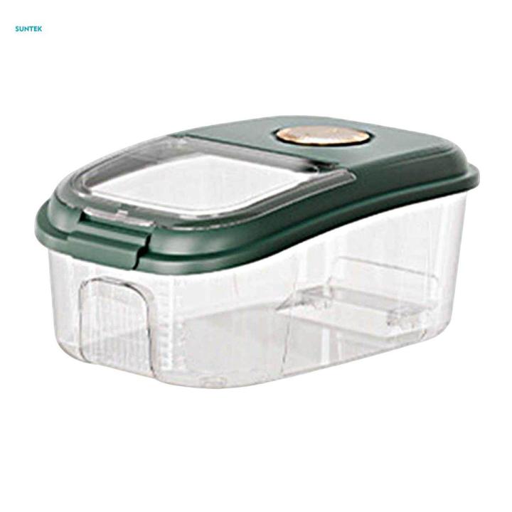 7.5kg Rice Storage Container Storage Bin Cereal Dispenser Rice Bucket Grain Sealed Jar for Kitchen