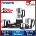 Panasonic MX-AC400 Heavy Duty Mixer Grinder | 1000 Watt. 