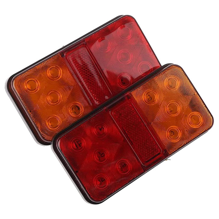 2Pcs%2012V%2010LED%20Waterproof%20Truck%20Trailer%20Truck%20Tail%20Light%20Indicator%20-%20Image%202