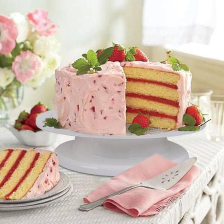 Cake Decorating Turn Table 28cm - White