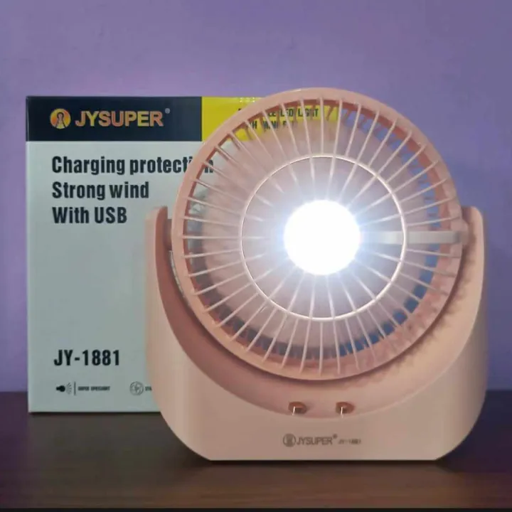 JYSUPER%20JY-1881%20Rechargeable%20Wind%20Up-Down%20Movable%20Desk%20Fan%20With%20LED%20Lamp%20mini%20table%20fan%20-%20Image%203