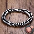 Stainless Steel Bracelet for Men ( Silver).