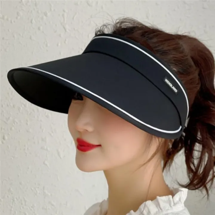 Women%20Summer%20Hat%20Multicolor%20Beach%20Hat%20Sun%20Visor%20Wide-brimmed%20Hat%20Adjustable%20UV%20Protection%20-%20Image%207