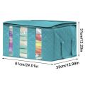 Large Capacity Storage Bags Large Blanket Clothes Organization and Storage Containers for Comforters,Bedding, Foldable Organizer. 