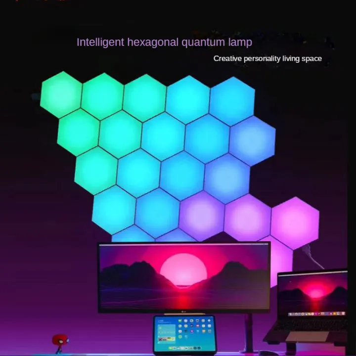 RGB%20Quantum%20LED%20DIY%20Wall%20E-Sports%20Ambience%20Light%20Intelligent%20Honeycomb%20Magic%20Color%20Pickup%20Rhythm%20Lamp%20-%20Image%206