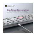Micropack K-310W (Dual Mode) Grey Slim Keyboard.